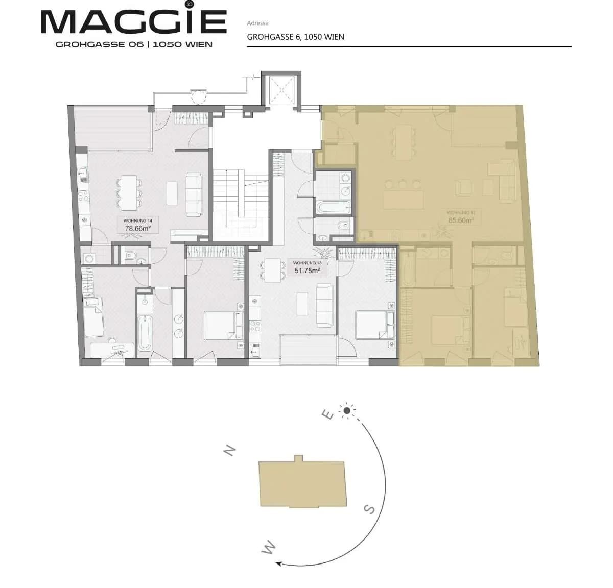 3-Zimmer-Wohnung kaufen in Wien – 84,1 m², € 924.500 – Bild 8 von 13