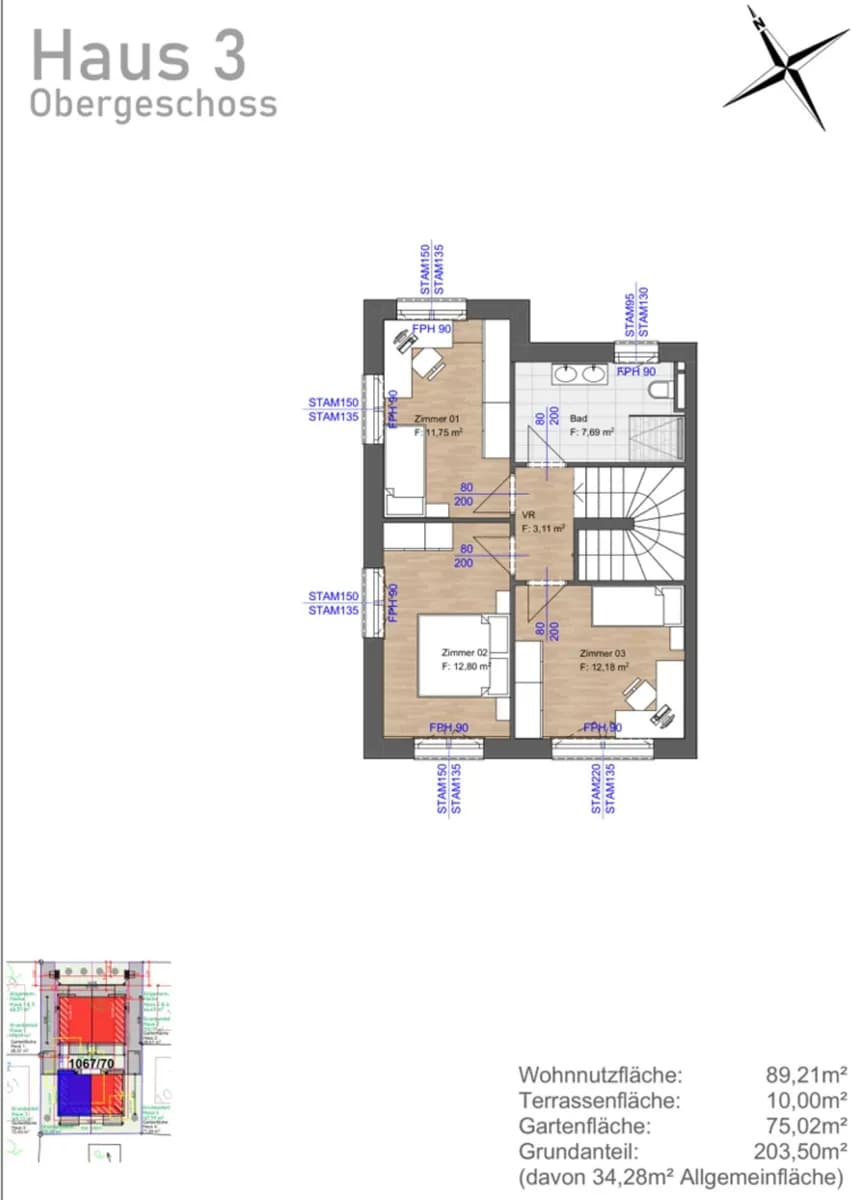 4-Zimmer-Haus kaufen in Wien – 89,21 m² – Bild 8 von 26