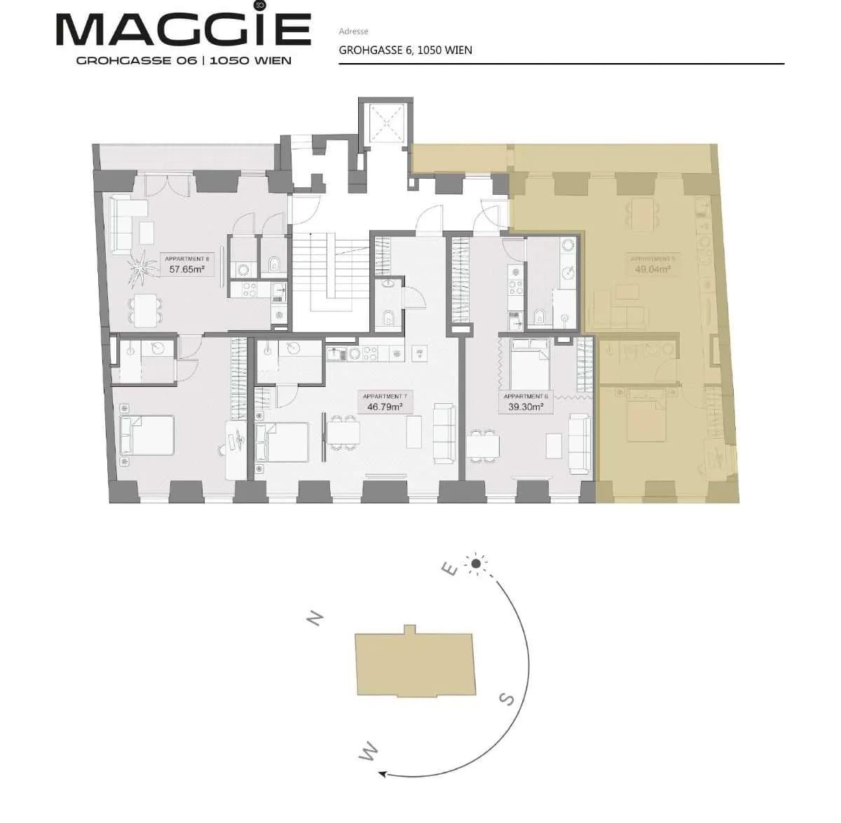 2-Zimmer-Wohnung kaufen in Wien – 47,9 m², € 465.900 – Bild 8 von 13