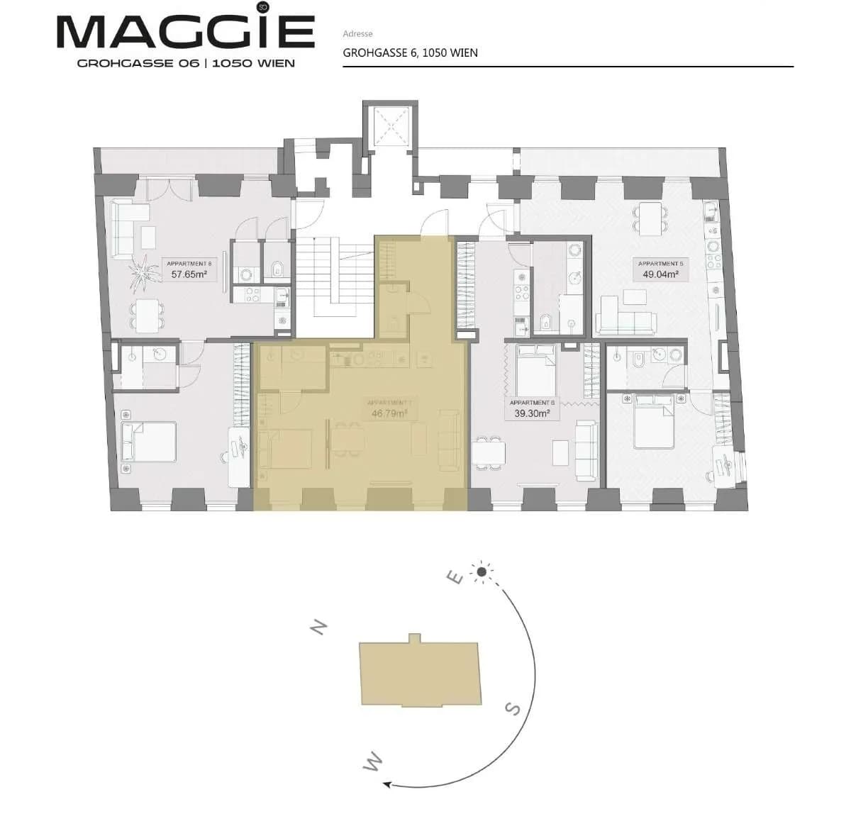 2-Zimmer-Wohnung kaufen in Wien – 46,41 m², € 435.800 – Bild 8 von 13