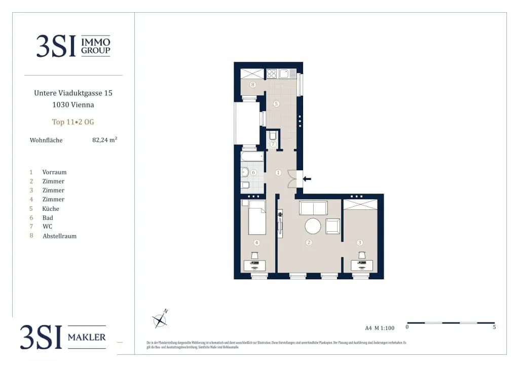 Immobilie kaufen in Wien – 91 m², € 255.000 – Bild 4 von 4