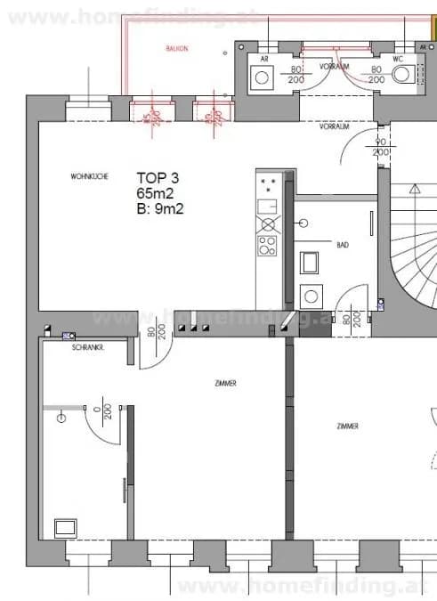 2-Zimmer-Wohnung mieten in Wien – 65 m², € 1.421 – Bild 13 von 13