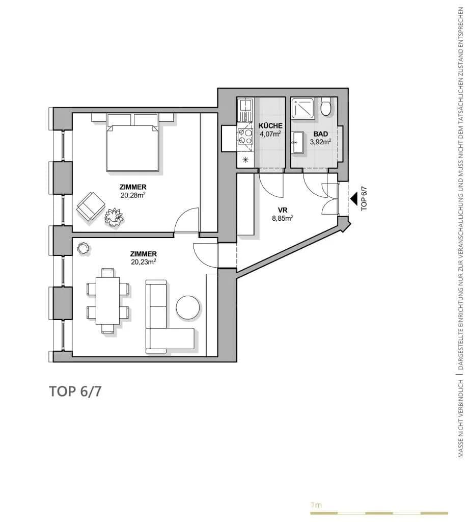 2-Zimmer-Gewerbeimmobilie kaufen in Wien – 57 m², € 189.000 – Bild 5 von 5