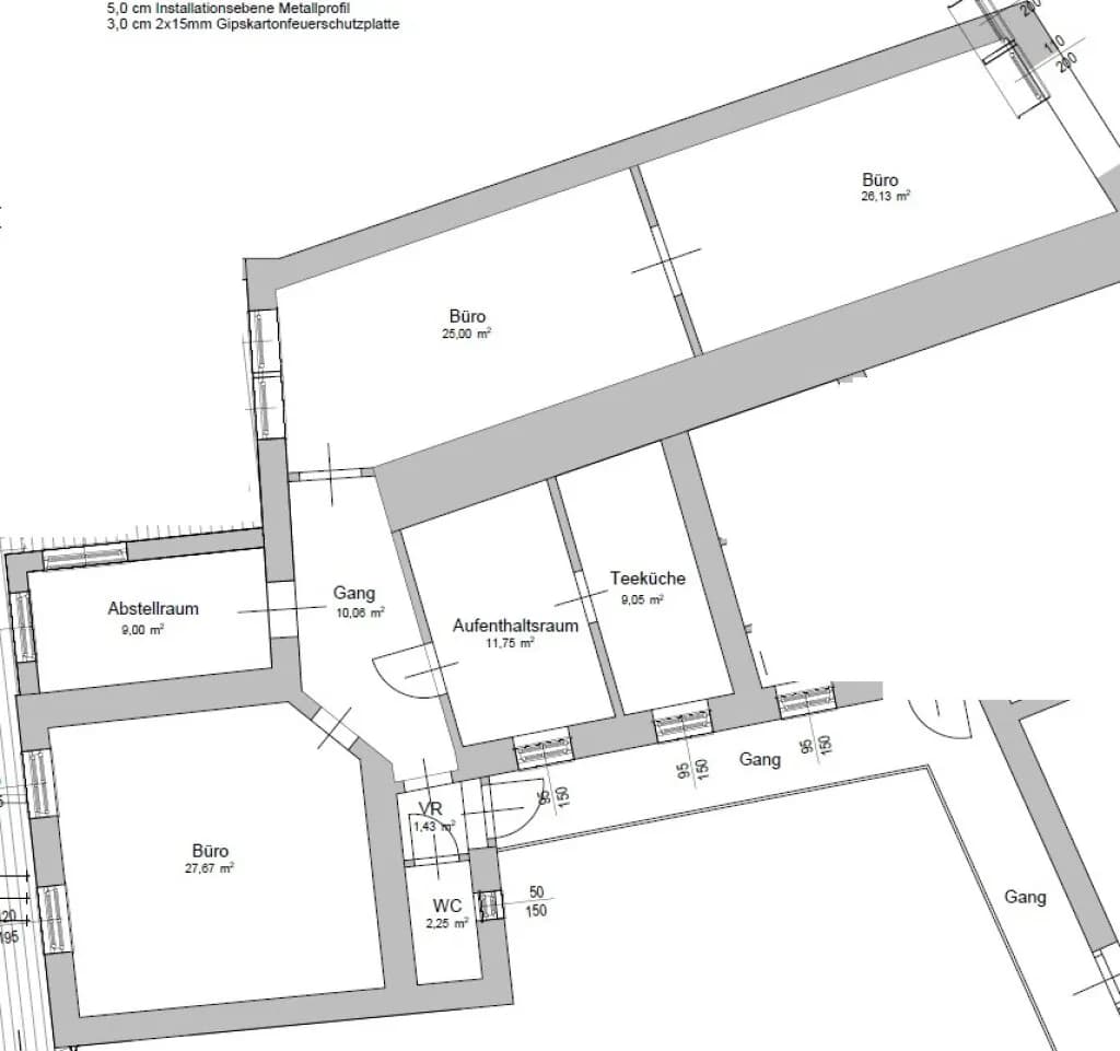 Gewerbeimmobilie mieten in Baden – 124 m², € 1.595 – Bild 9 von 9