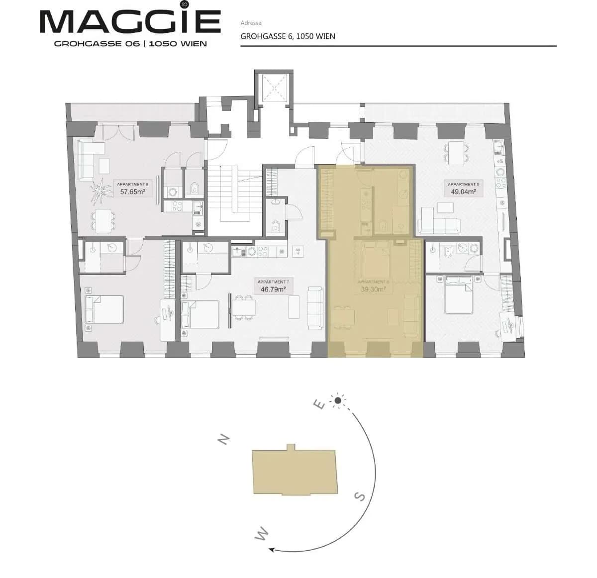 2-Zimmer-Wohnung kaufen in Wien – 39,3 m², € 369.000 – Bild 8 von 13