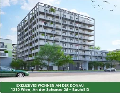 2-Zimmer-Wohnung mieten in Wien – 42 m², € 1.099 – Bild 1 von 3