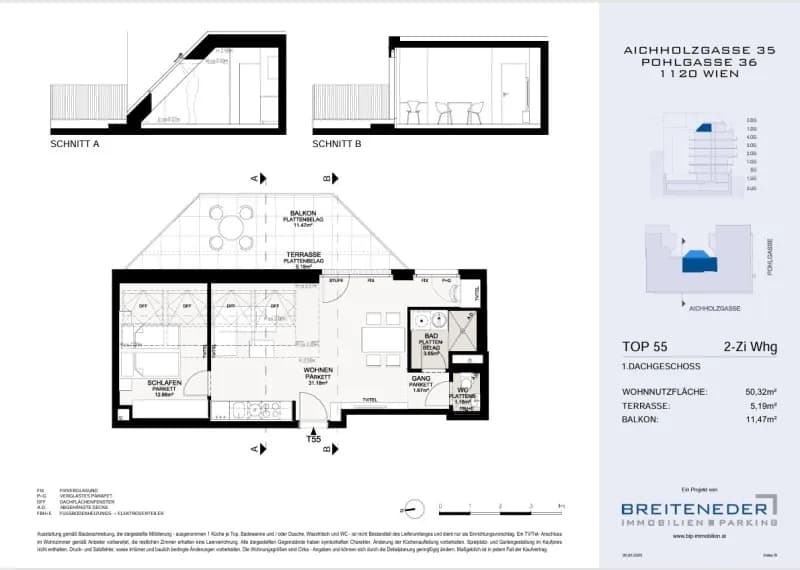 2-Zimmer-Wohnung kaufen in Wien – 50,32 m², € 450.000 – Bild 10 von 11