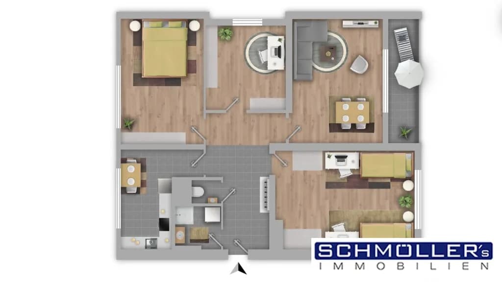 4-Zimmer-Wohnung kaufen in Wels – 105 m², € 255.000 – Bild 36 von 37