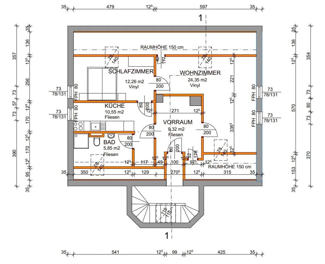 9-Zimmer-Haus kaufen in Perg – 276,79 m², € 1.290.000 – Bild 39 von 39