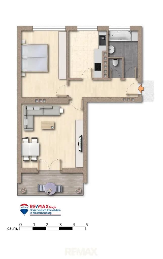 Immobilie kaufen in Tulln – 47 m², € 159.000 – Bild 8 von 8