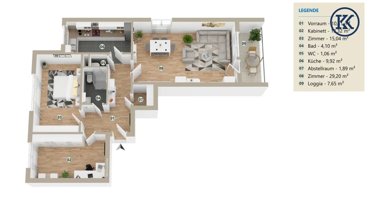 3-Zimmer-Wohnung kaufen in Wien – 85,04 m² – Bild 55 von 61