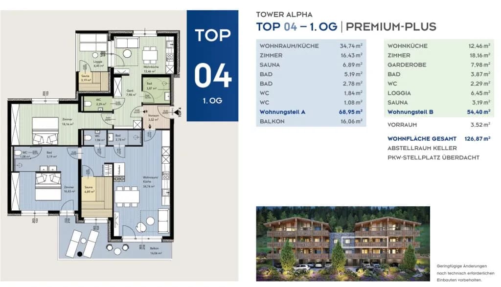 4-Zimmer-Wohnung kaufen in Liezen – 127 m², € 1.620.360 – Bild 9 von 9