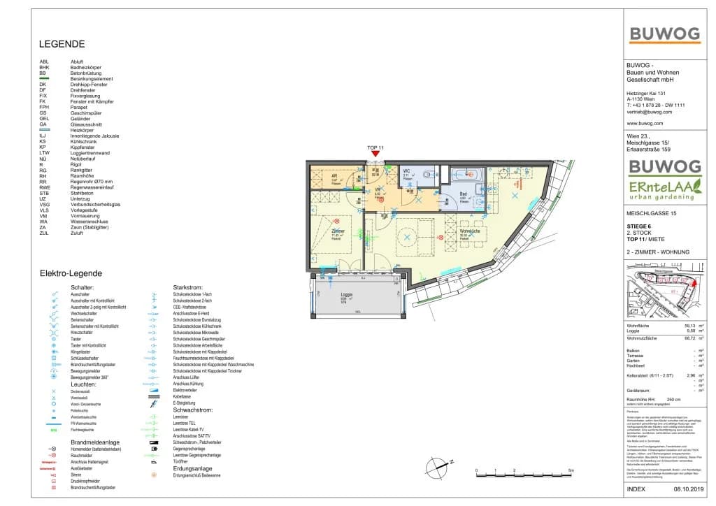 2-Zimmer-Wohnung kaufen in Wien – 59,13 m², € 299.900 – Bild 19 von 20