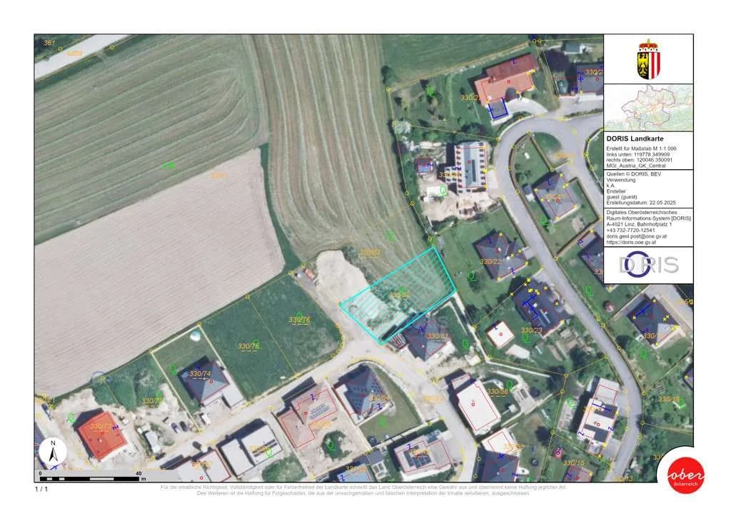 Grundstück kaufen in Perg – 870 m², € 45.240 – Bild 6 von 6