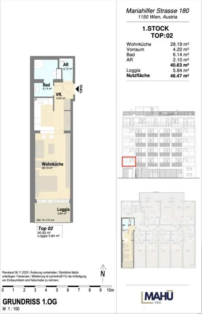 1-Zimmer-Wohnung kaufen in Wien – 40,63 m², € 274.365 – Bild 12 von 12