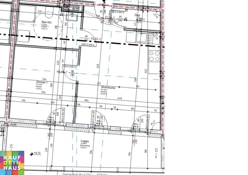 2-Zimmer-Wohnung mieten in Graz – 45,09 m², € 810 – Bild 11 von 11