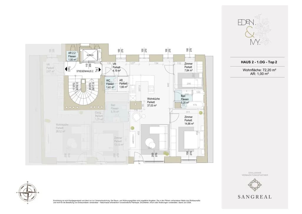 3-Zimmer-Wohnung kaufen in Wien – 72,2 m², € 649.000 – Bild 11 von 11