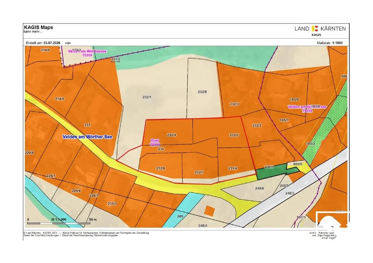 Grundstück kaufen in Villach Land – 1 021 m², € 136.670 – Bild 10 von 10