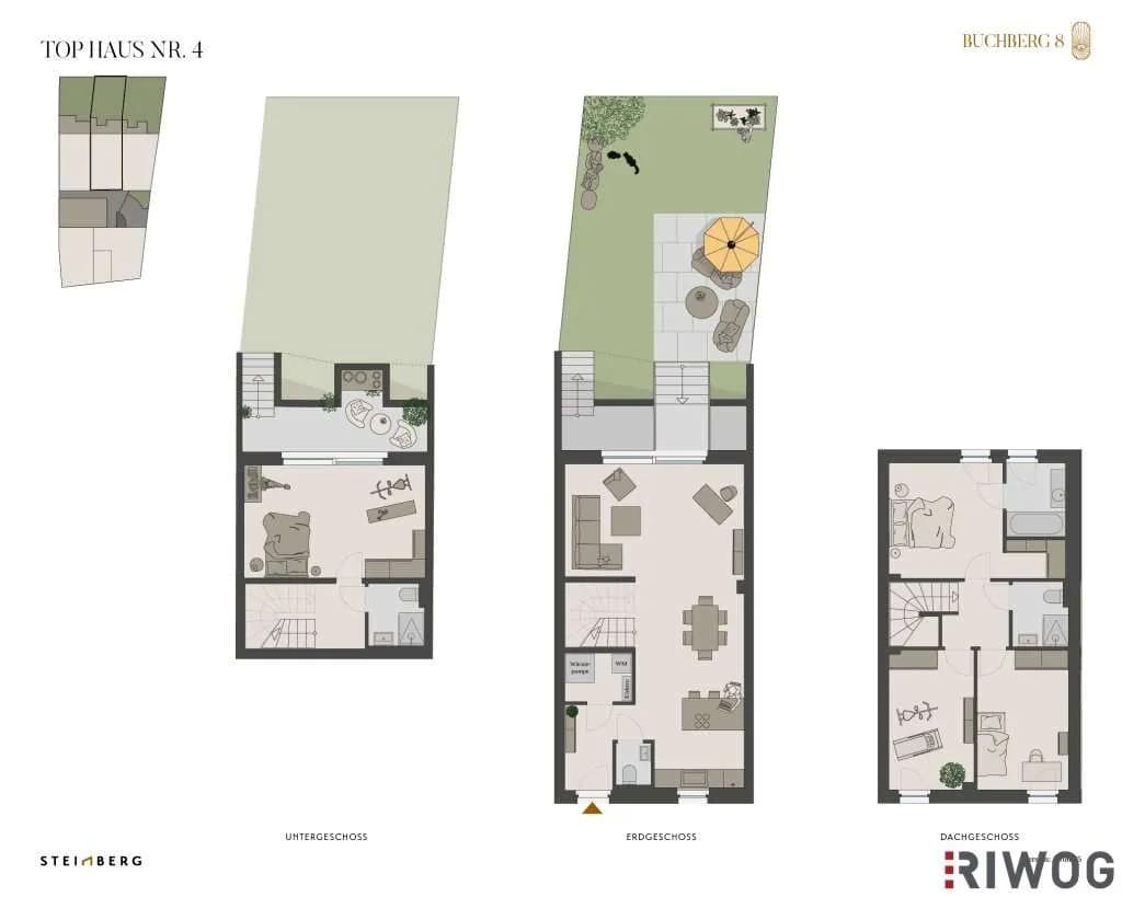 6-Zimmer-Haus kaufen in Tulln – 154,05 m², € 1.071.700 – Bild 8 von 39