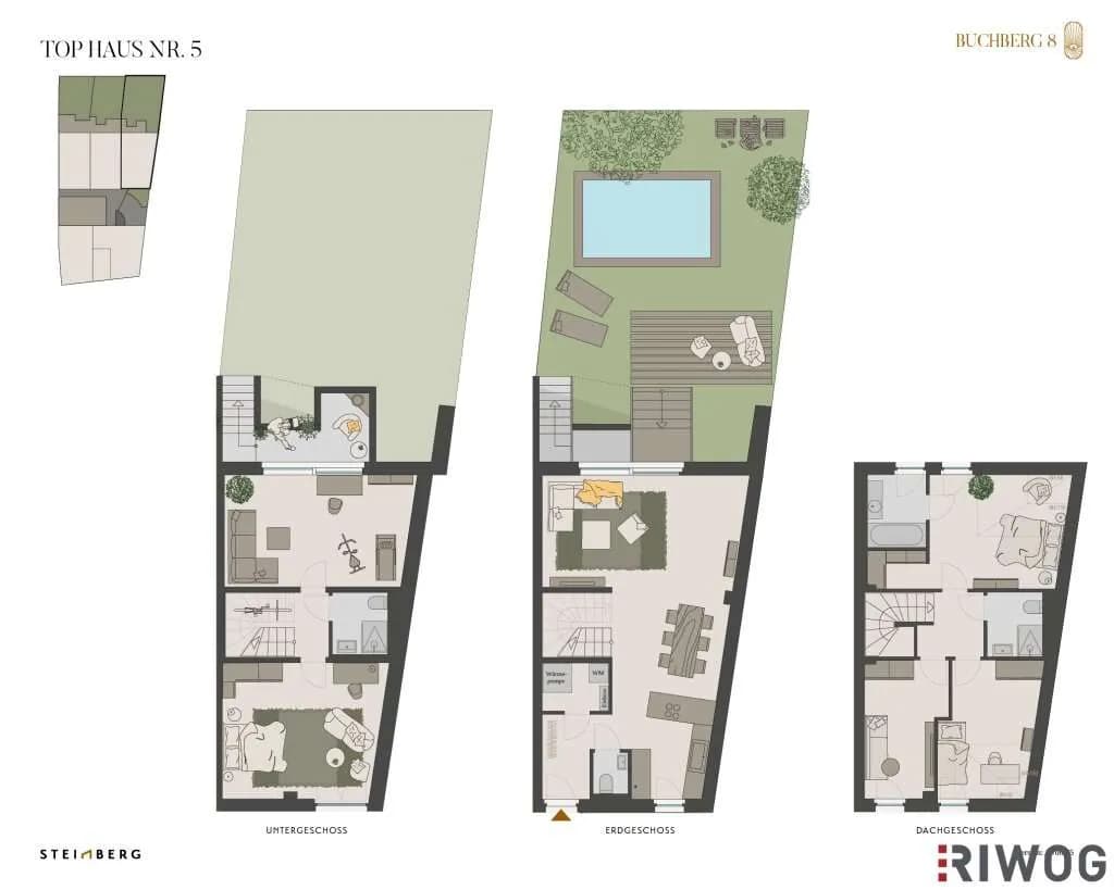 6-Zimmer-Haus kaufen in Tulln – 154,05 m², € 1.070.000 – Bild 8 von 11