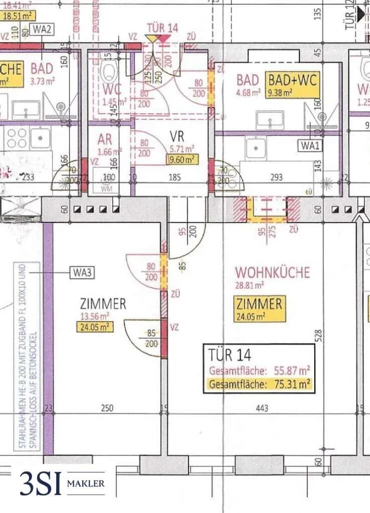 2-Zimmer-Wohnung kaufen in Wien – 56 m², € 269.000 – Bild 13 von 13