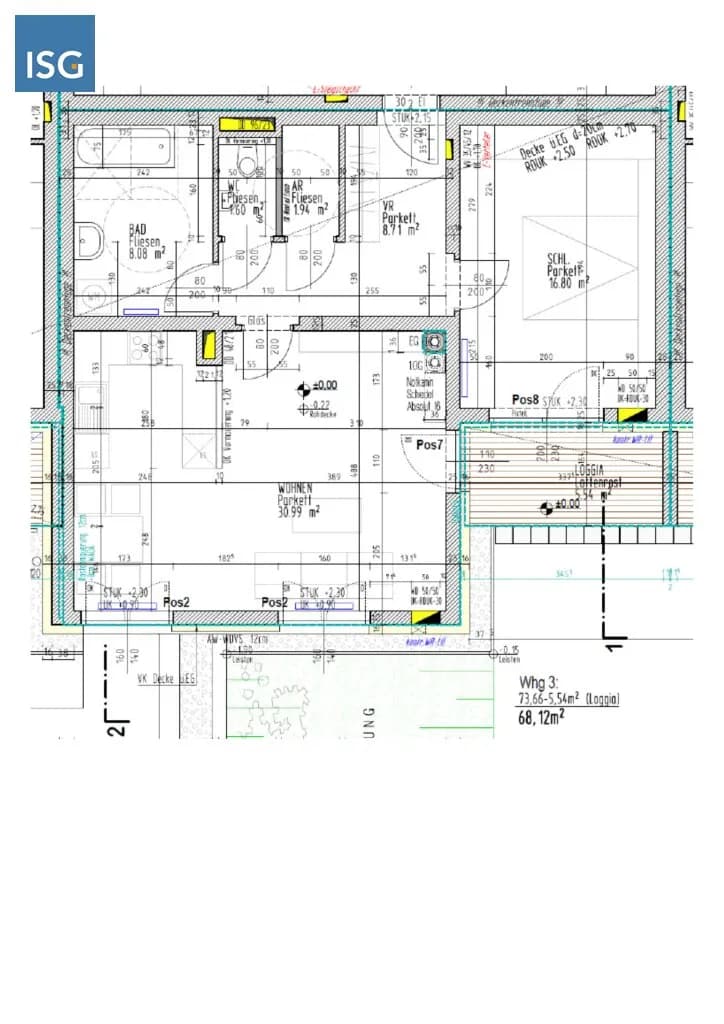 2-Zimmer-Wohnung mieten in Vöcklabruck – 73,66 m², € 732 – Bild 2 von 2