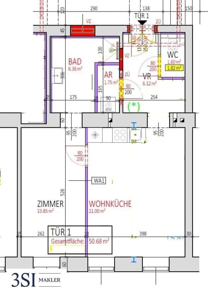 2-Zimmer-Wohnung kaufen in Wien – 51 m², € 235.000 – Bild 12 von 12