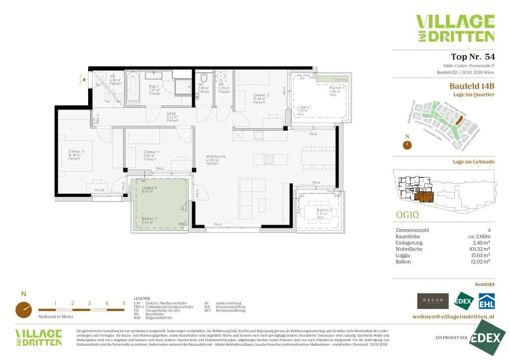 4-Zimmer-Wohnung kaufen in Wien – 101,51 m², € 930.000 – Bild 7 von 7