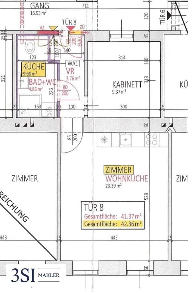 1-Zimmer-Wohnung kaufen in Wien – 34 m², € 160.000 – Bild 10 von 10