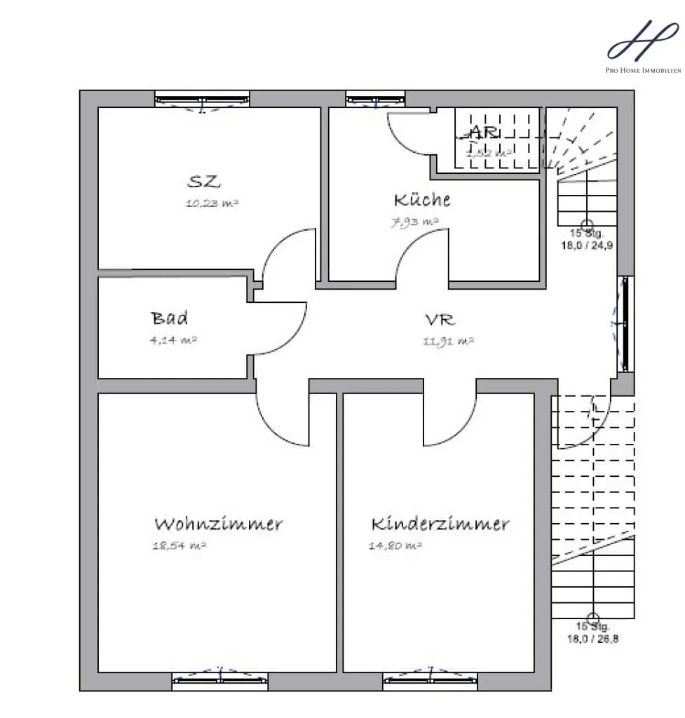 3-Zimmer-Haus kaufen in Oberpullendorf – 69,88 m², € 239.000 – Bild 22 von 22