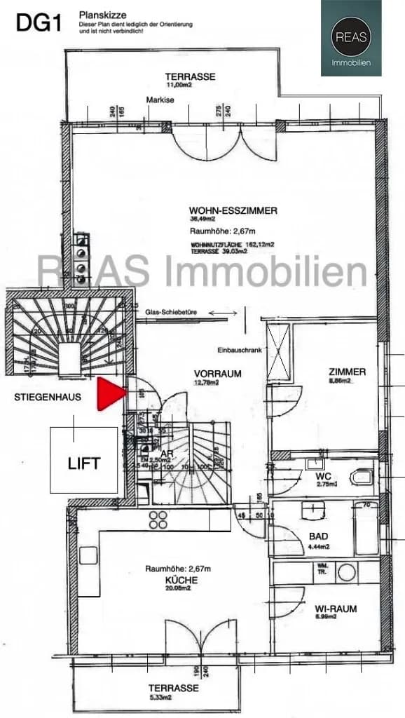 5-Zimmer-Wohnung mieten in Wien – 162,12 m², € 3.696 – Bild 38 von 39