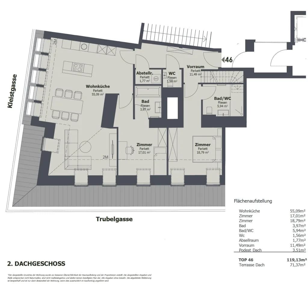 3-Zimmer-Wohnung kaufen in Wien – 117,42 m², € 1.350.000 – Bild 3 von 18