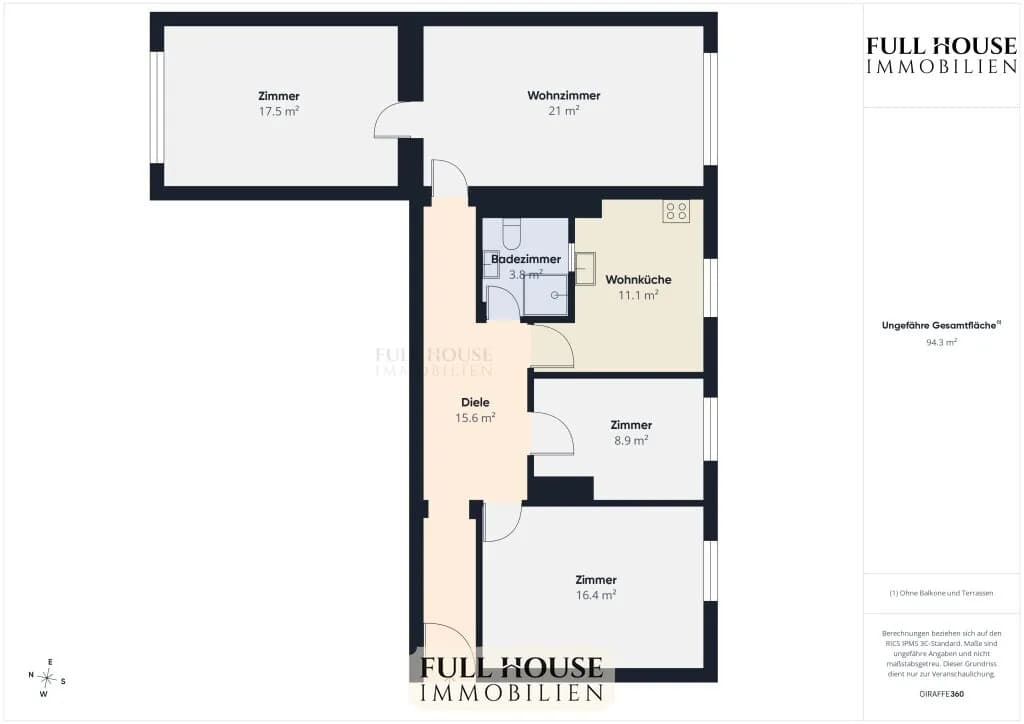 4-Zimmer-Wohnung kaufen in Klagenfurt – 94,4 m², € 275.000 – Bild 36 von 36