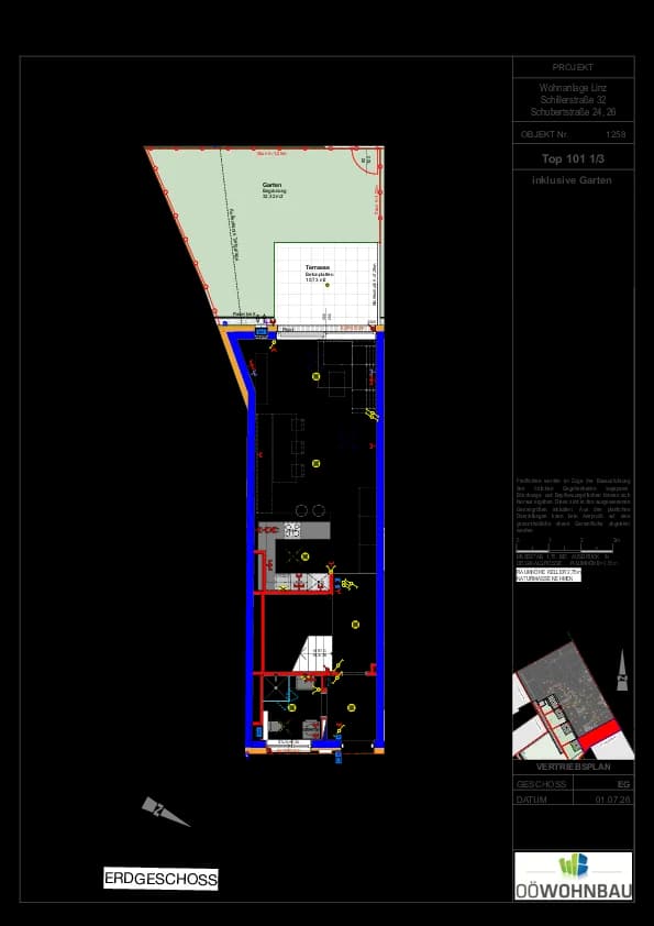 3-Zimmer-Wohnung kaufen in Linz – 101,54 m², € 709.382 – Bild 3 von 5