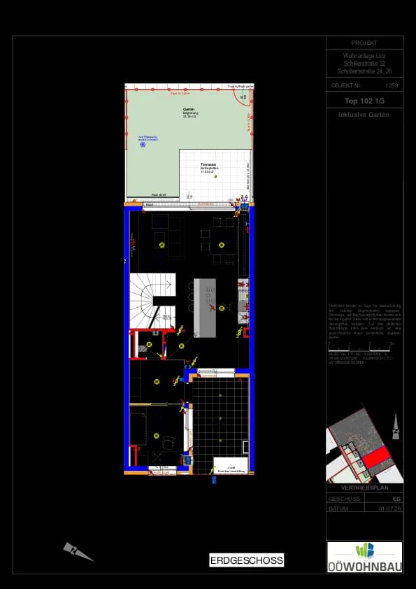 5-Zimmer-Wohnung kaufen in Linz – 127,06 m², € 853.664 – Bild 3 von 5