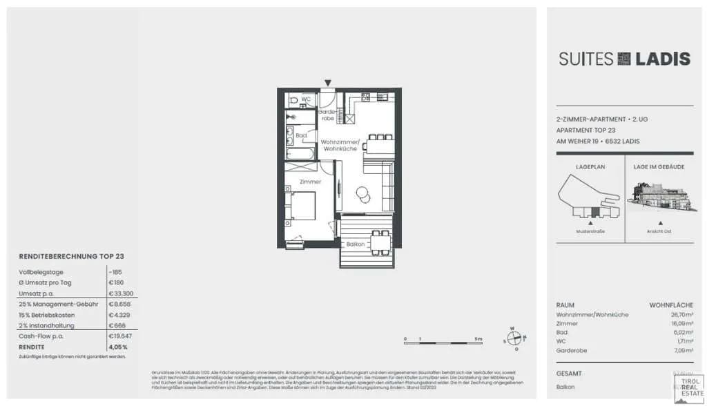 2-Zimmer-Wohnung kaufen in Landeck – 57,45 m², € 479.000 – Bild 10 von 15