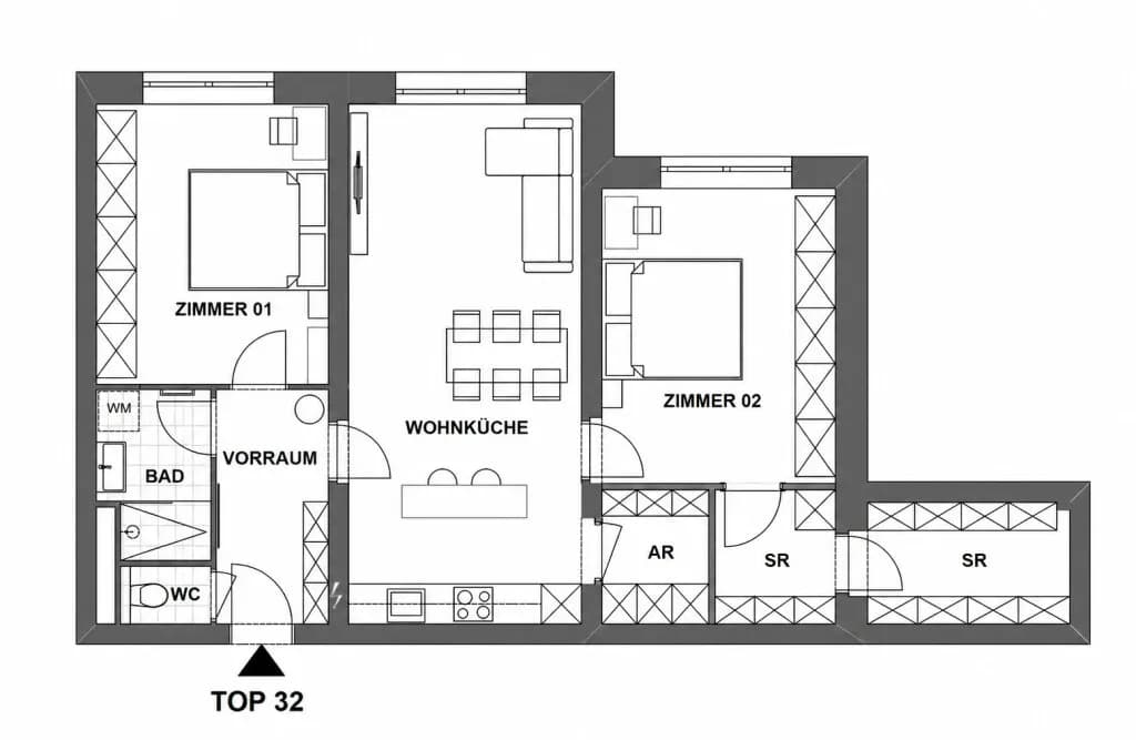 3-Zimmer-Wohnung kaufen in Wien – 82,17 m², € 349.000 – Bild 13 von 13
