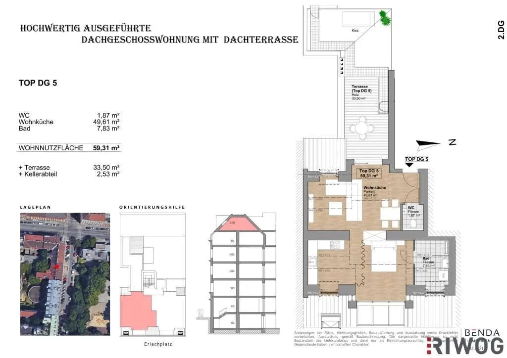2-Zimmer-Wohnung kaufen in Wien – 59,31 m², € 449.000 – Bild 21 von 22