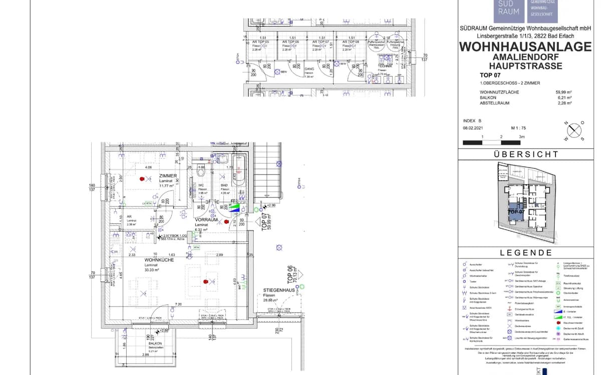 2-Zimmer-Wohnung mieten in Gmünd – 59,99 m², € 709 – Bild 2 von 2