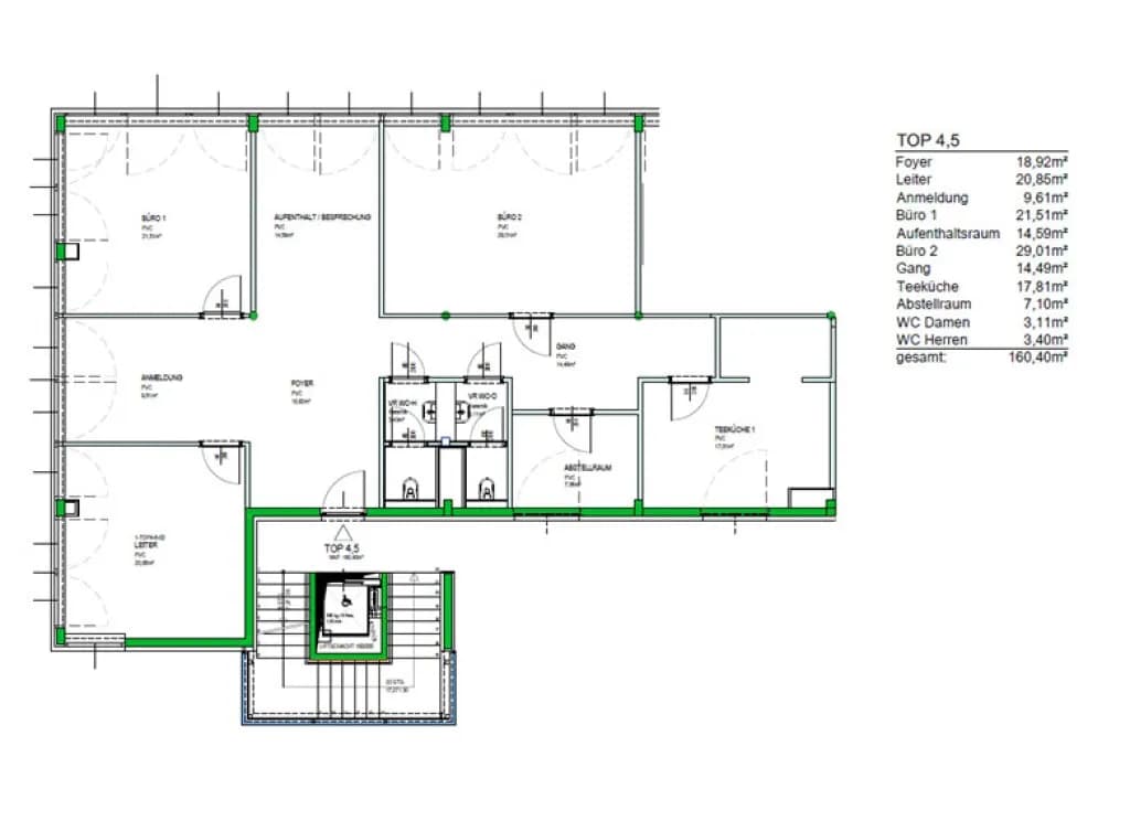 5-Zimmer-Gewerbeimmobilie mieten in Graz – 161 m², € 1.796 – Bild 13 von 13