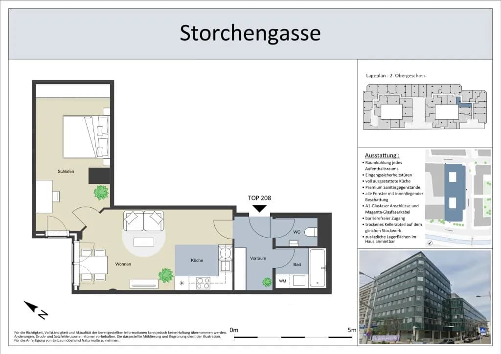 2-Zimmer-Wohnung mieten in Wien – 51 m², € 989 – Bild 13 von 13