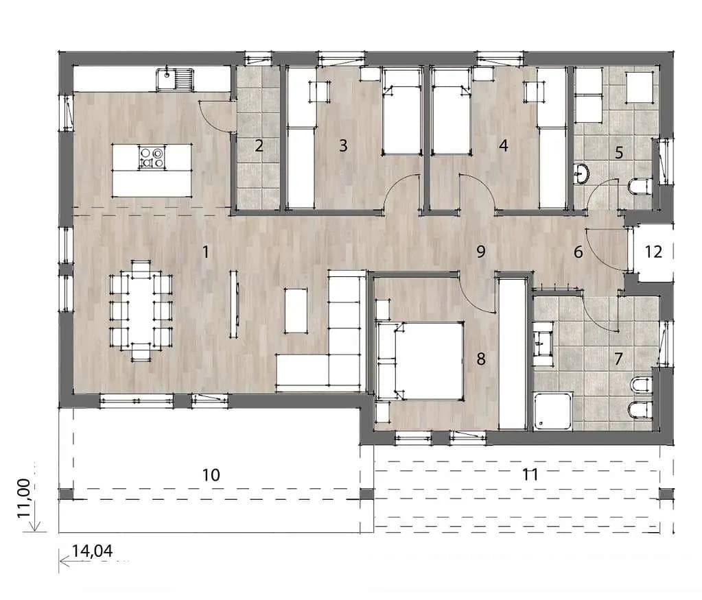 4-Zimmer-Haus kaufen in Weiz – 100 m², € 182.000 – Bild 3 von 6