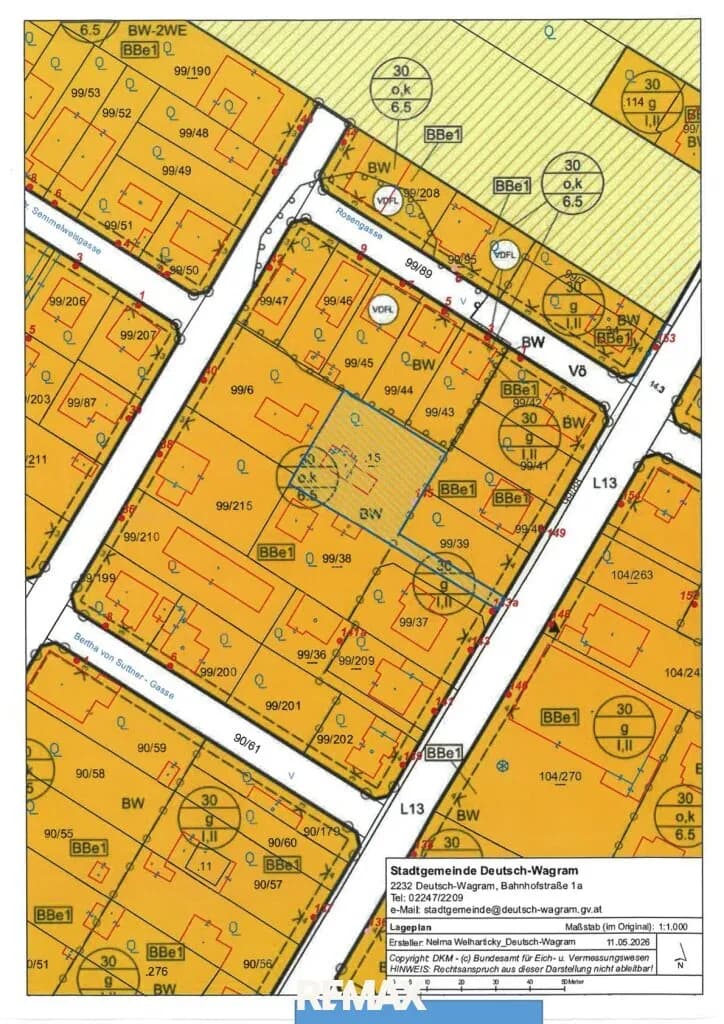 Grundstück kaufen in Gänserndorf – 1 246 m², € 449.000