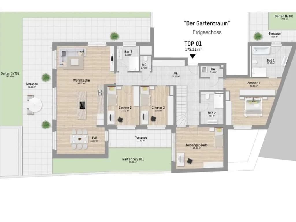5-Zimmer-Wohnung kaufen in Wien – 175 m², € 1.999.900 – Bild 26 von 27