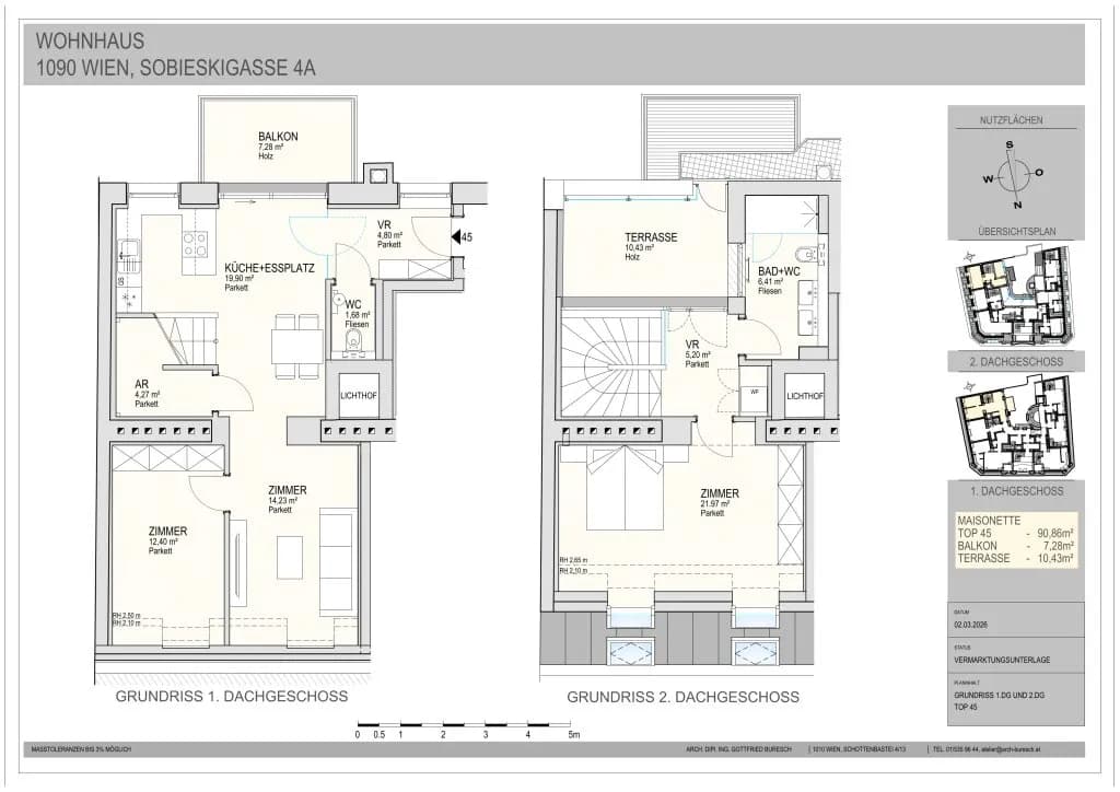 3-Zimmer-Wohnung mieten in Wien – 90,86 m², € 2.600 – Bild 28 von 28