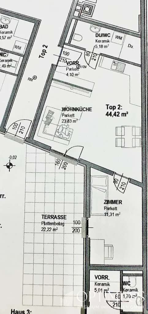 2-Zimmer-Wohnung kaufen in Wien – 42,71 m², € 279.000 – Bild 8 von 8