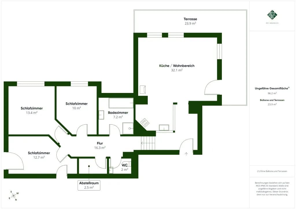 4-Zimmer-Wohnung kaufen in Kufstein – 94,74 m², € 459.000 – Bild 10 von 10