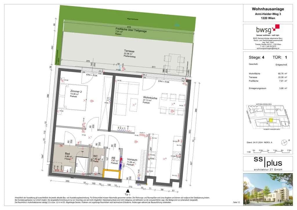 2-Zimmer-Wohnung kaufen in Wien – 62,11 m², € 319.000 – Bild 23 von 23