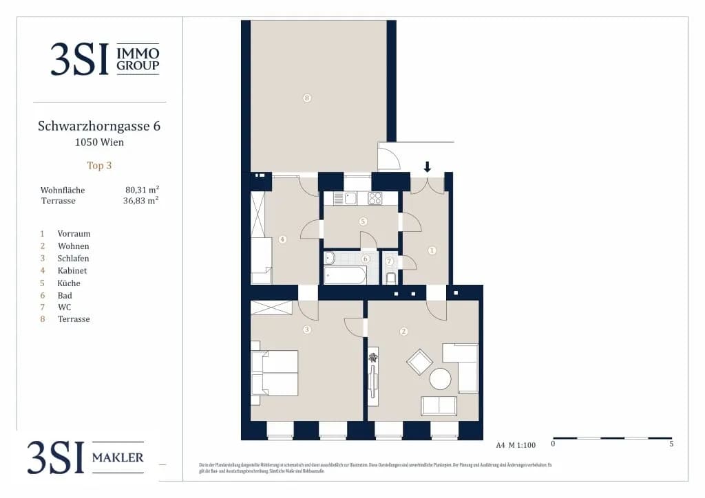 Immobilie kaufen in Wien – 80,31 m², € 185.000 – Bild 6 von 6