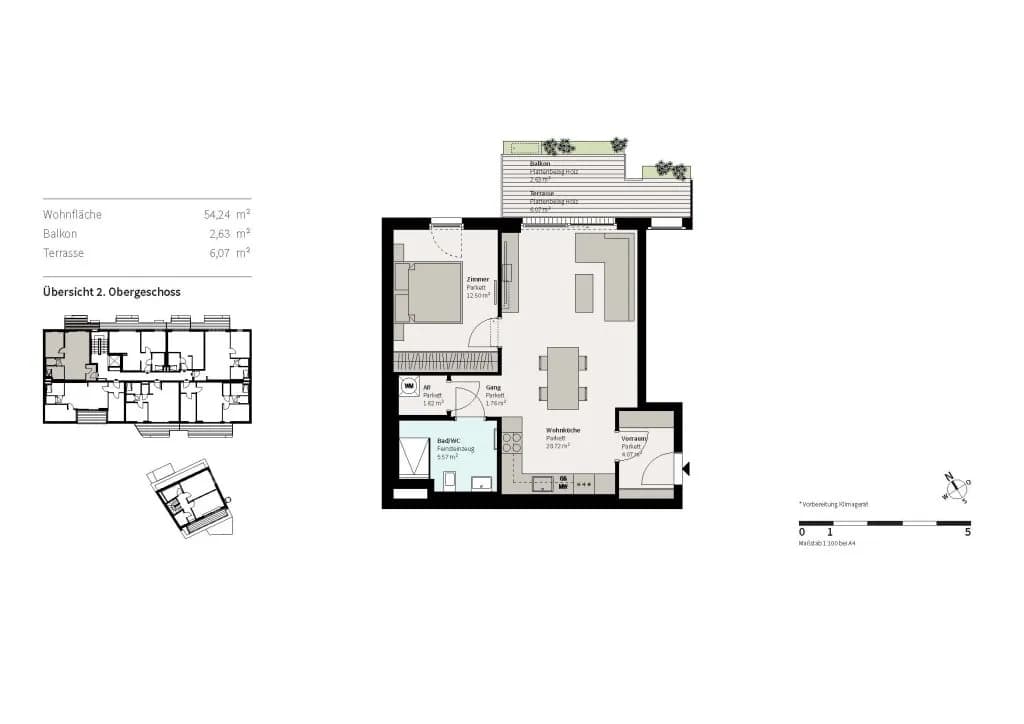 2-Zimmer-Wohnung mieten in Wien – 54,24 m², € 1.290 – Bild 26 von 26